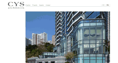Desktop Screenshot of cysarch.com.hk